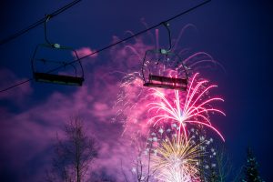 Chairlift Fireworks