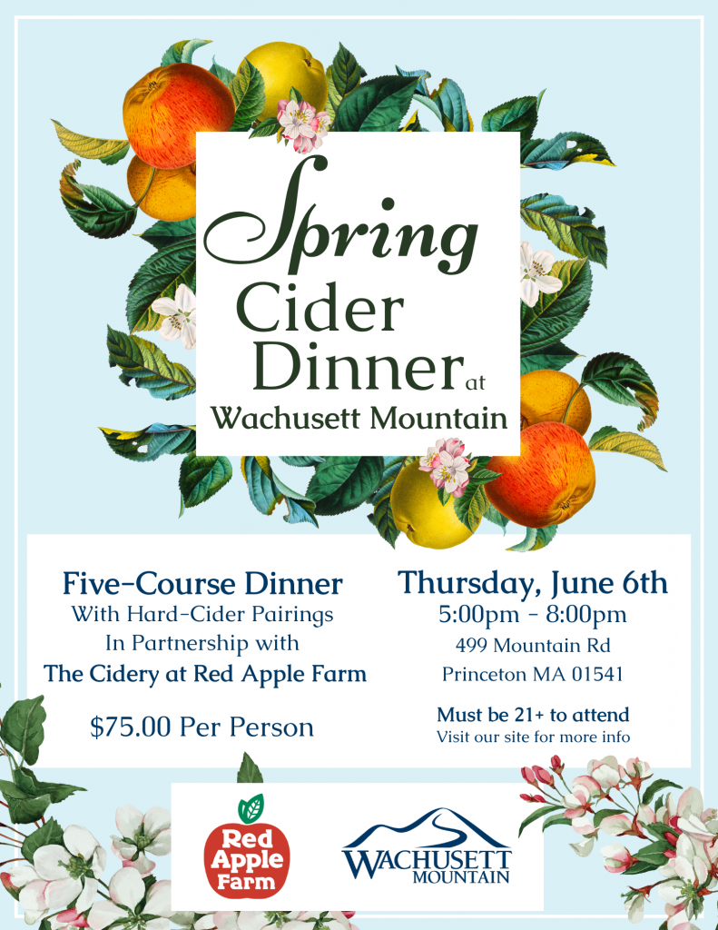 Spring Cider Dinner 2024 - Five Course Dinner with Hard-Cider Pairings   